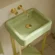 concrete-basin-brass-frame-freestanding-sage-sink-bathroom-detail-london-uk Freestanding Concrete Washbasin with Shelf