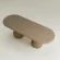 oval-luxury-dining-table-handmade-cast-concrete-london-uk Top-view of sculptural concrete dining table with double organic pedestal bases. Handmade in London UK.